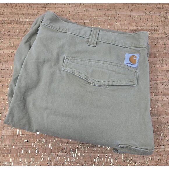 Carhartt Other - Carhartt Shorts Men's 44 Relaxed‎ Fit Duck Canvas Cargo Brown Workwear